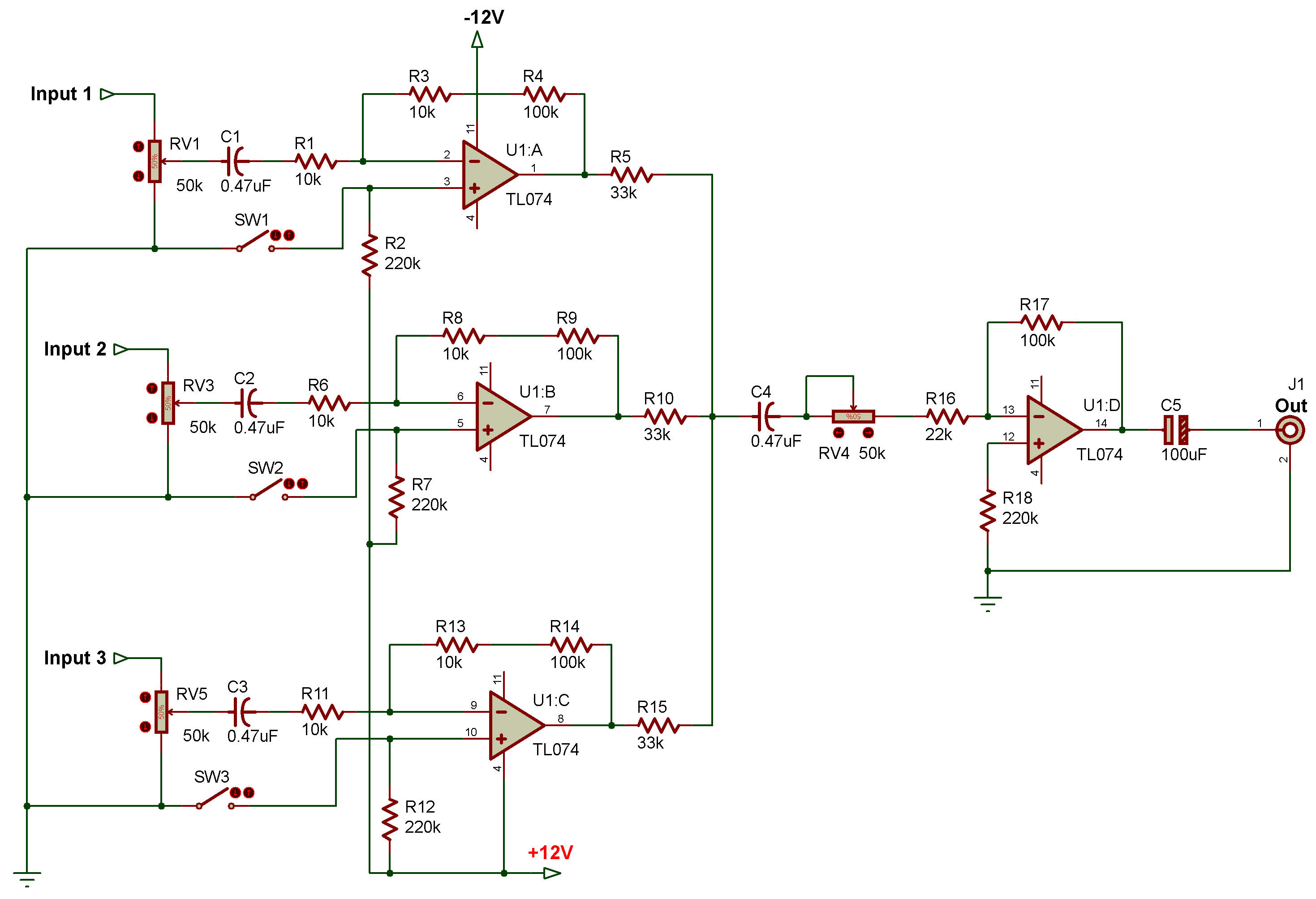 circuits Audio amplifier basic
