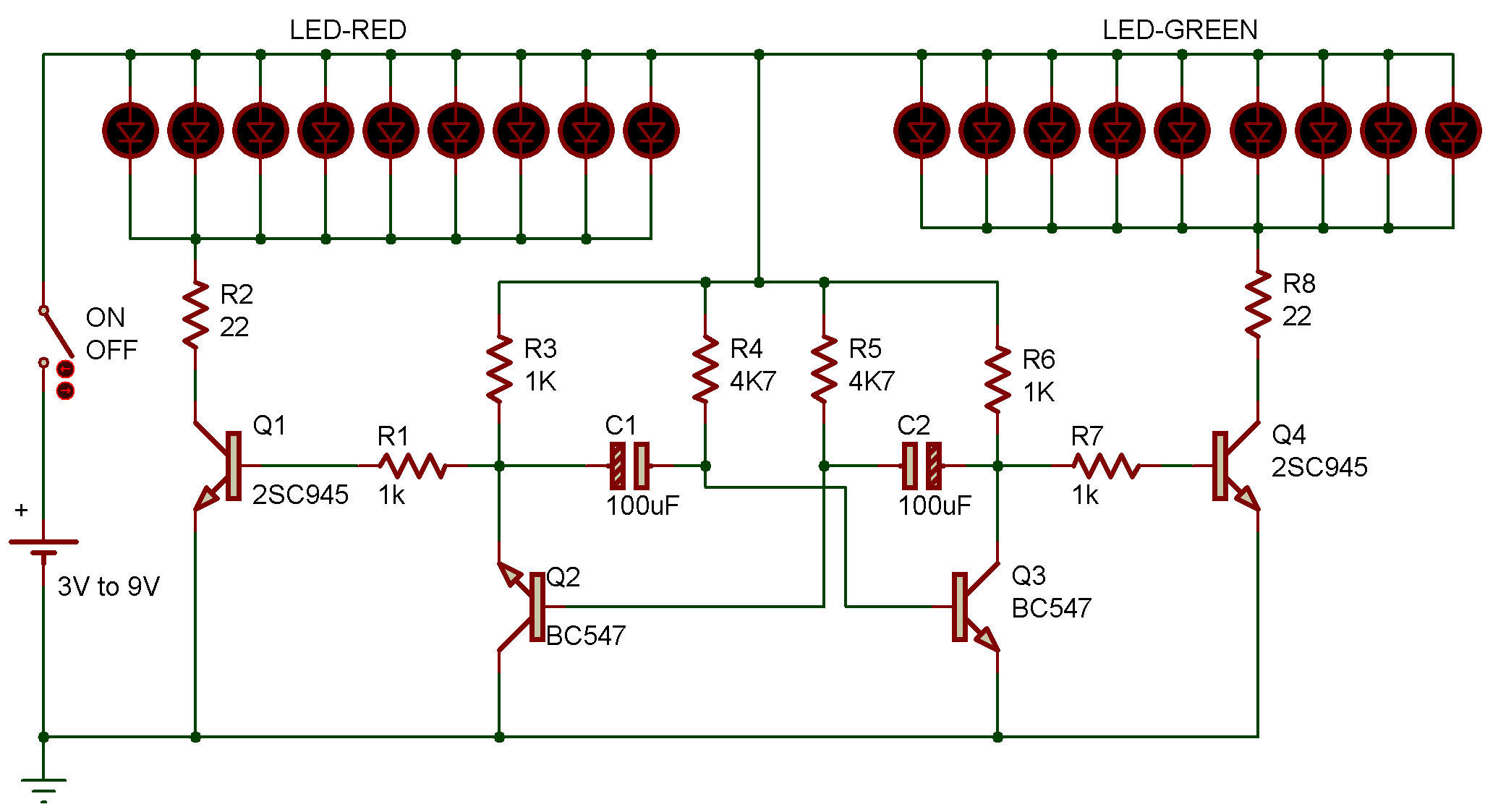 LED Christmas lights