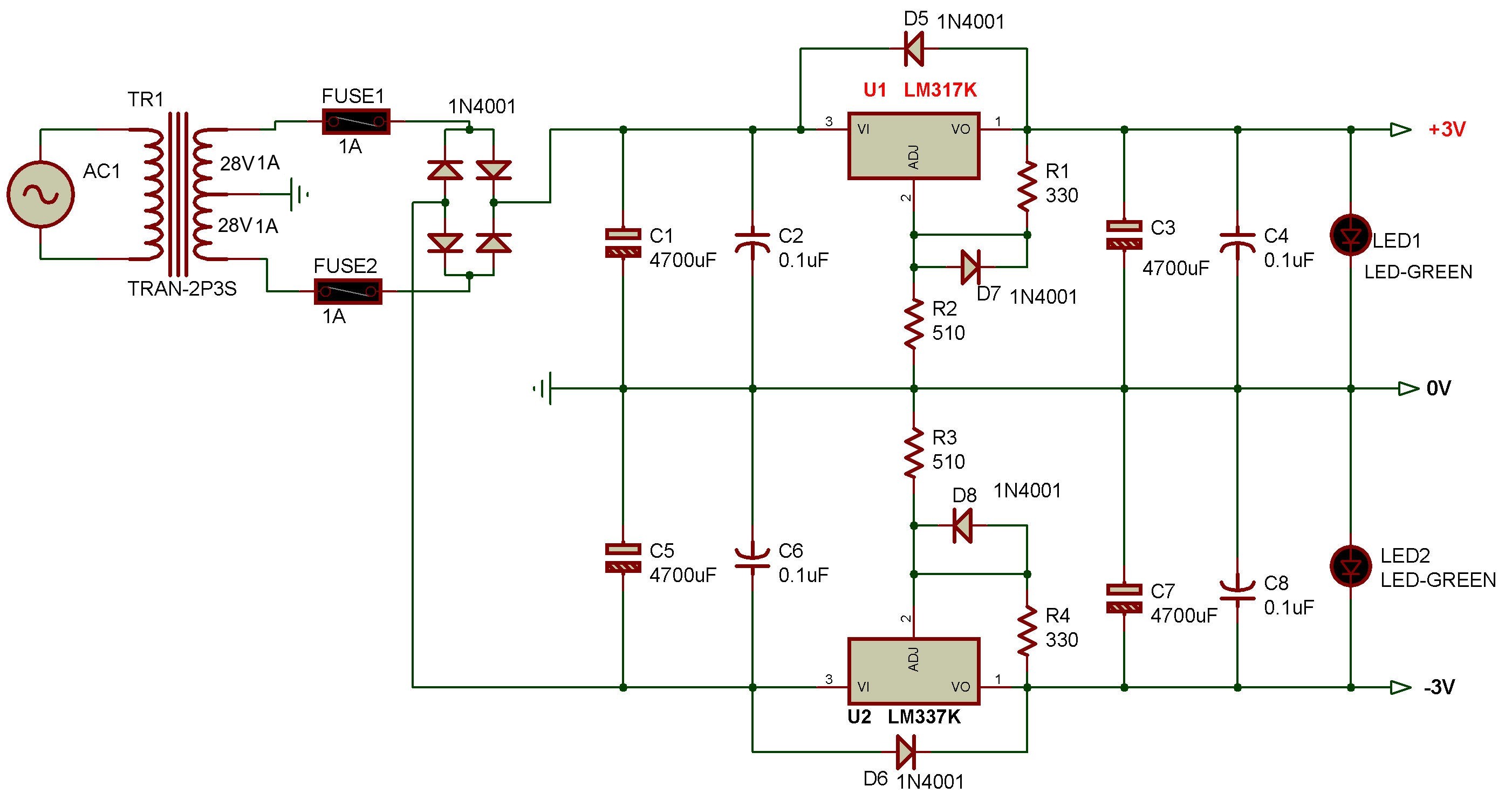 thumbnail image 2 of WZ-4 Adjustable Regulated Power Supply Board Kit - Based On LM317 & LM337 Voltage Regulators (Jooloyo Brand) 2 of 9
