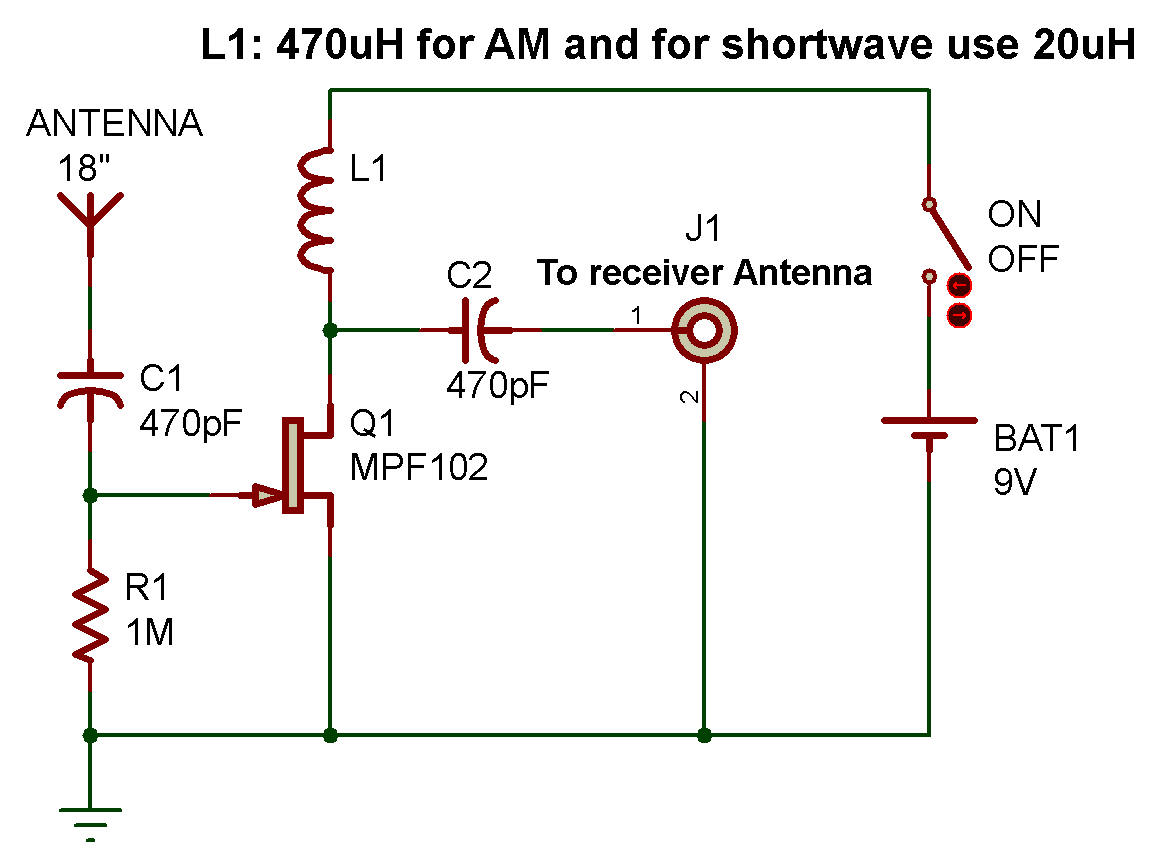 FM, AM MW and SW Antenna Amplifier