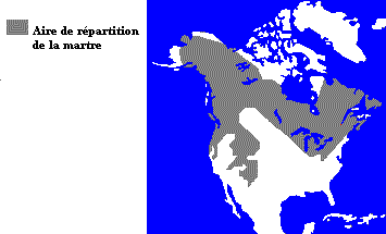 carte de la rpartition de la martre