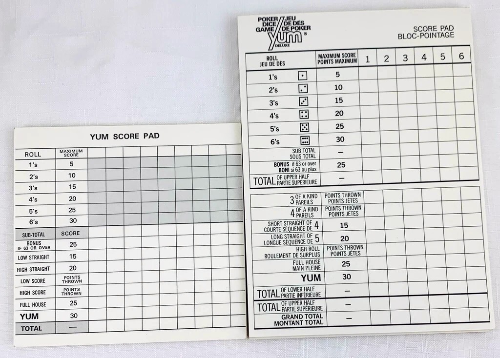 Yum Dice Game Yum Dice Game
